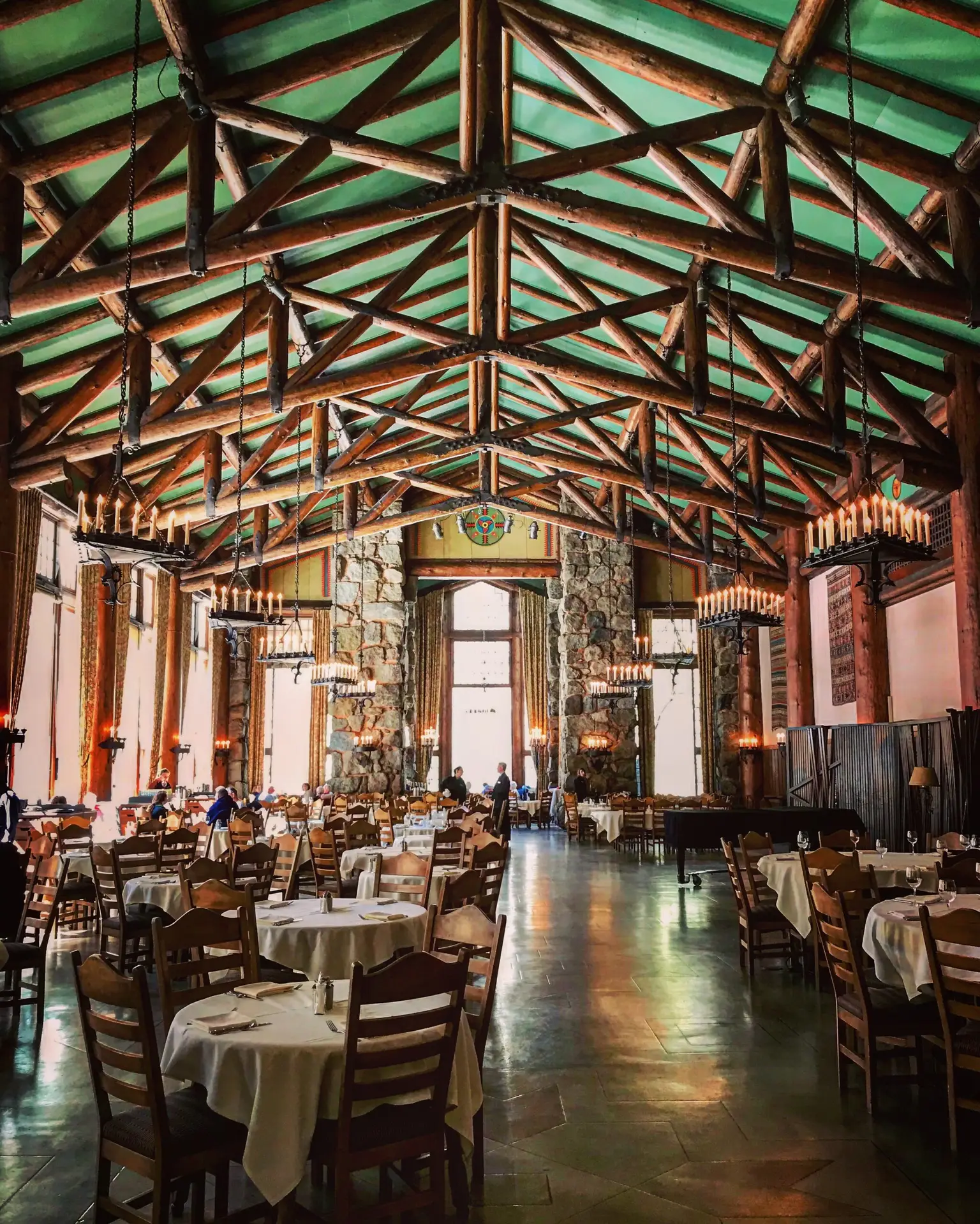 The dining room at The Ahwahnee